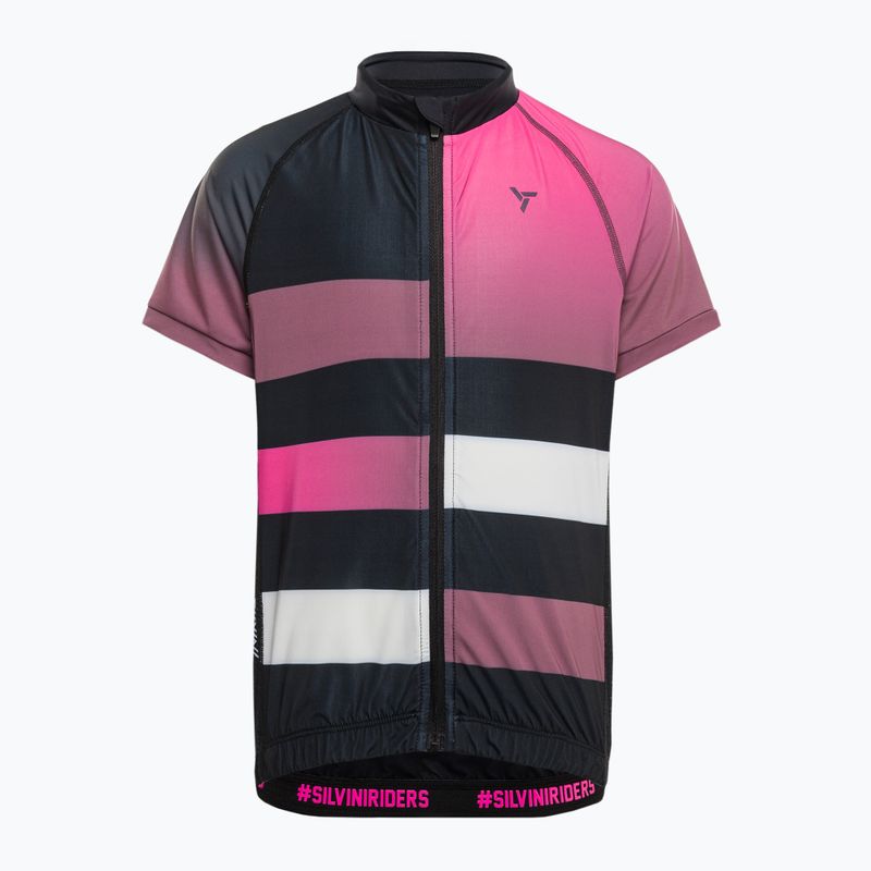 SILVINI Maglia ciclismo bambino Mazzani nero/rosa 3123-CD2284/8911