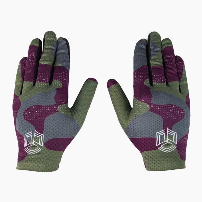 Guanti da ciclismo donna SILVINI Saltara viola-verde 3123-WA2298/52432 3