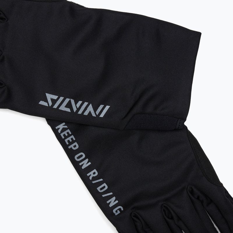 Guanti da ciclismo da uomo SILVINI Valtellino nero 5