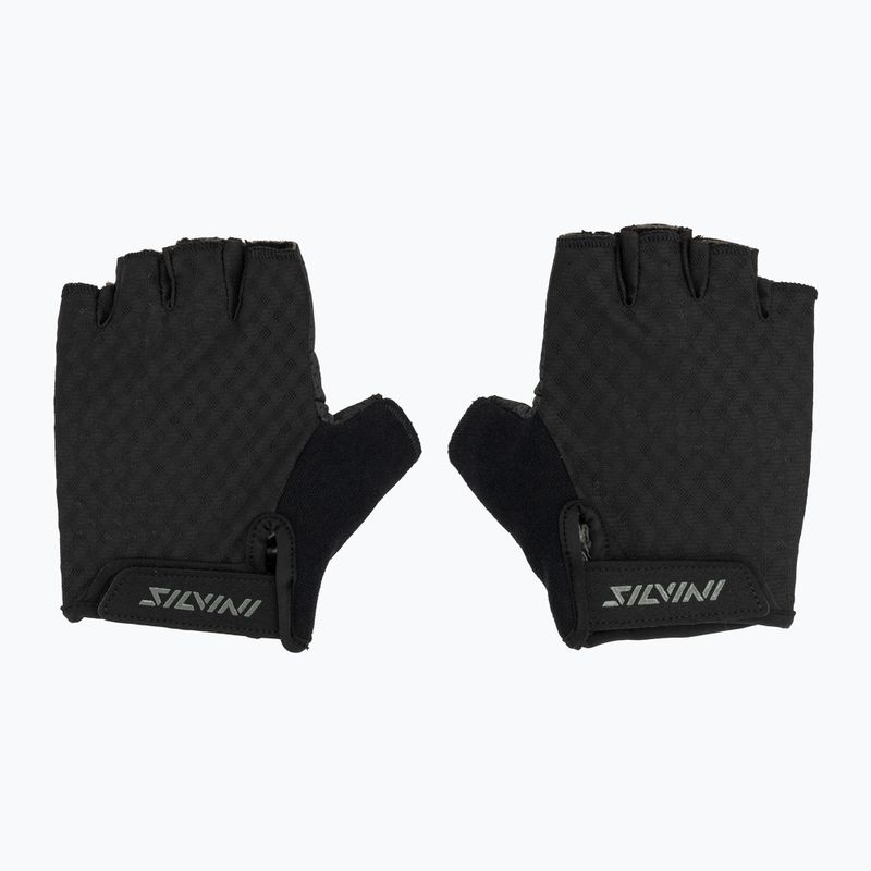 Guanti da ciclismo donna SILVINI Gaiona nero 2
