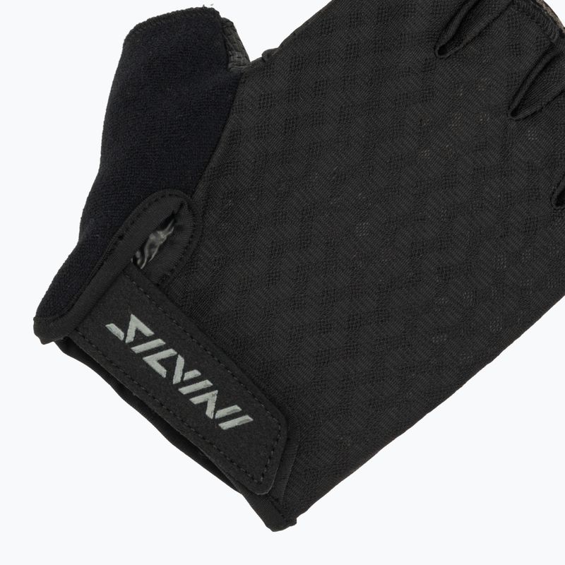 Guanti da ciclismo donna SILVINI Gaiona nero 4
