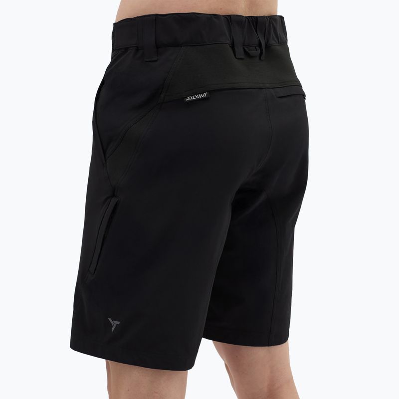 Pantaloncini da ciclismo da uomo SILVINI Elvo nero 4