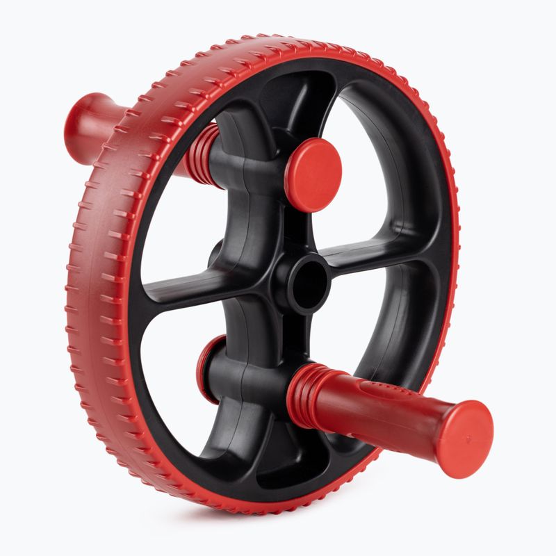 Ruota per esercizi InSPORTline AR500 rosso 13168