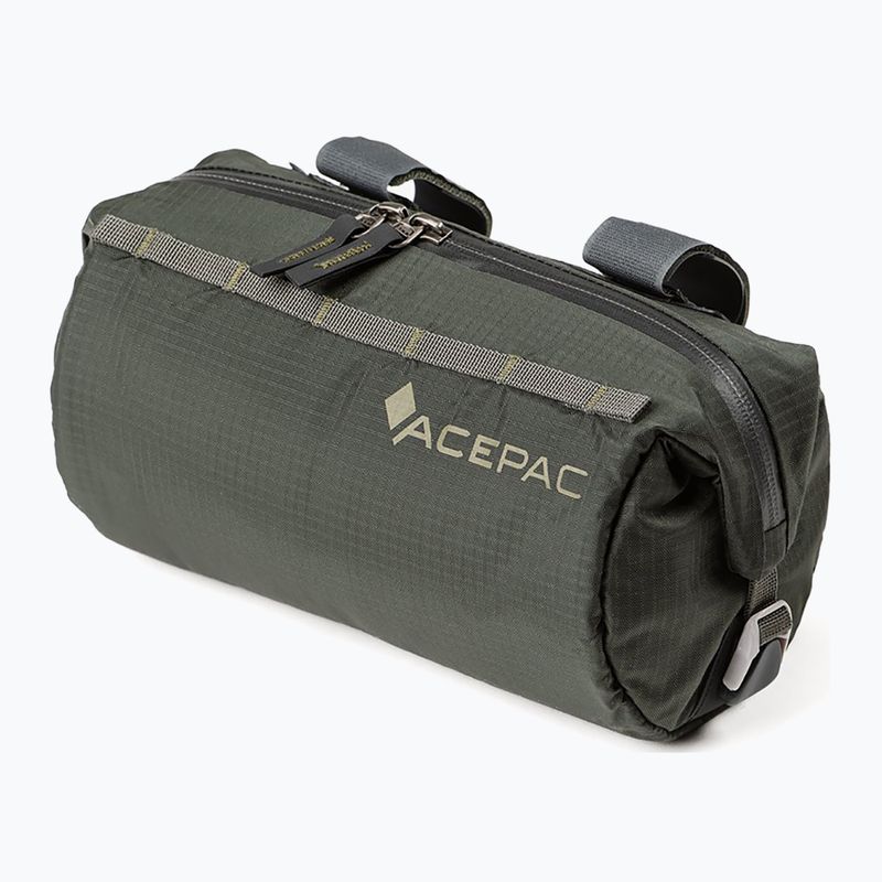 Borsa da manubrio per bicicletta Acepac Barrel MKIII 2 l grigio