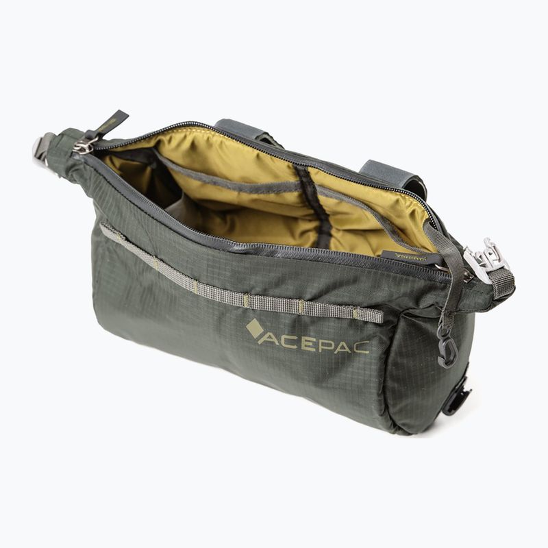 Borsa da manubrio per bicicletta Acepac Barrel MKIII 2 l grigio 7