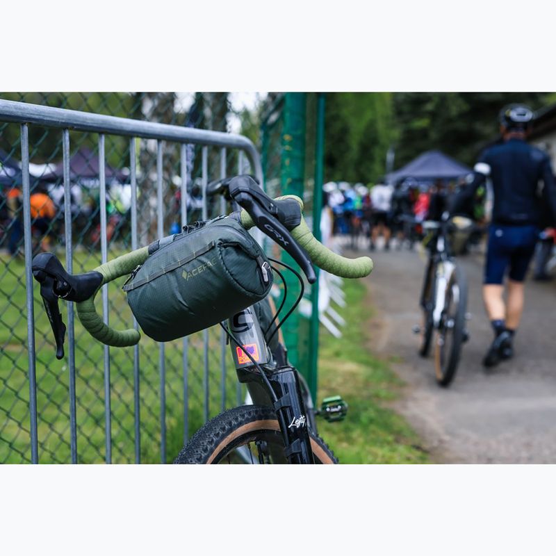 Borsa da manubrio per bicicletta Acepac Barrel MKIII 2 l grigio 9