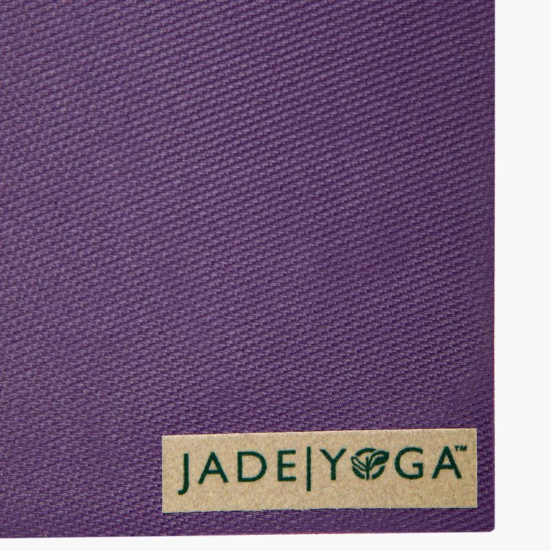 JadeYoga Tappetino da viaggio per yoga Voyager 1/16'' 68'' 1,6 mm viola 668P 3