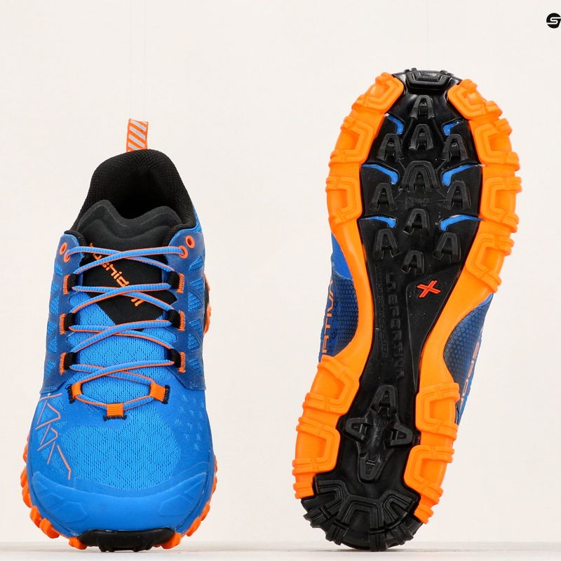 Scarpe da corsa La Sportiva Bushido II Gtx blu elettrico/tigre uomo 19