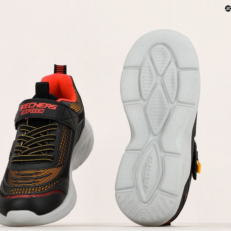 SKECHERS Hyper-Blitz Hydro-Tronix scarpe da bambino nero/rosso 18