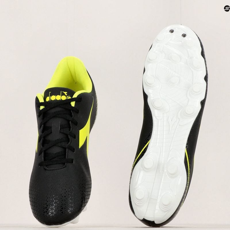 Scarpe da calcio Diadora Pichichi 6 MG14 uomo nero/giallo fi dd/bianco 19