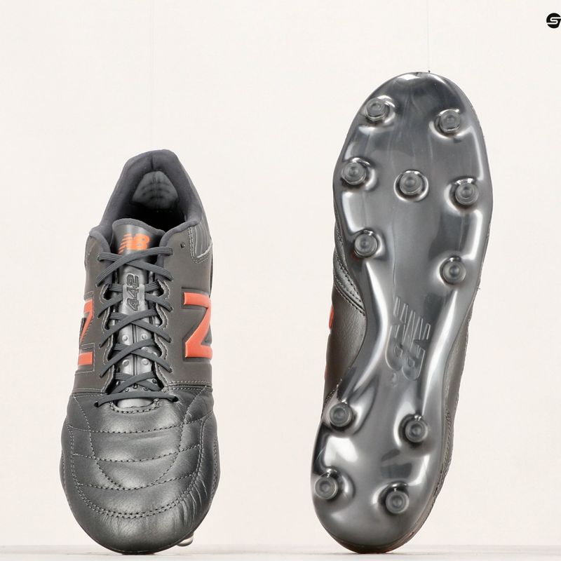 Scarpe da calcio da uomo New Balance 442 v2 Pro FG argento 12