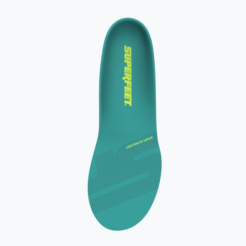Solette per scarpe Superfeet Sport Ultralight porcelain green 2