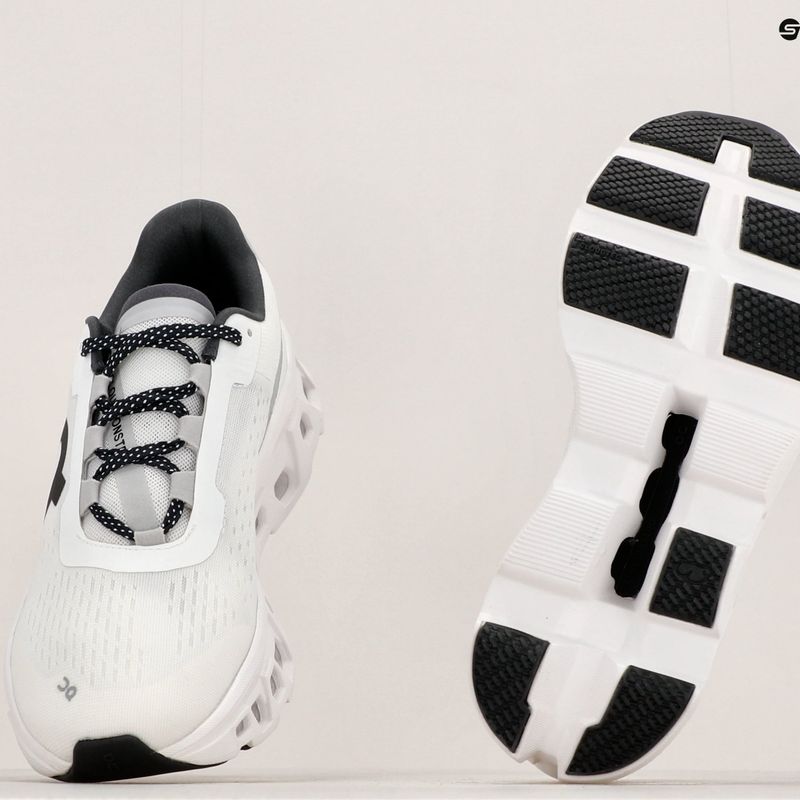 Scarpe da corsa On Cloudmonster undyed bianco/bianco da donna 13