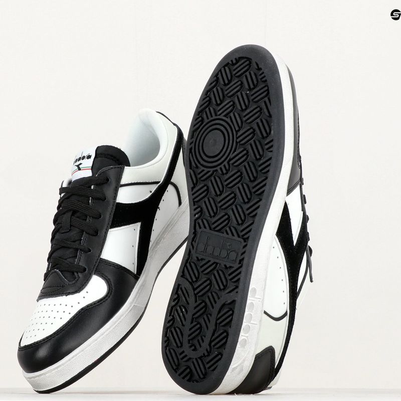 Scarpe Diadora Magic Basket Low Icona Leather nero/bianco 14