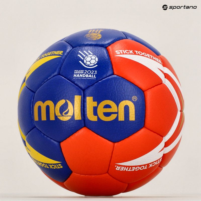 Pallamano Molten H3X5001-M3Z bianco/blu misura 3 12