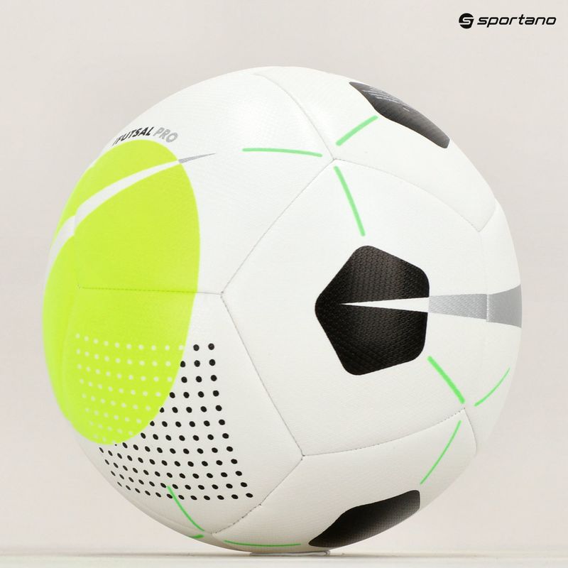 Nike Futsal Pro Team bianco / volt / argento dimensioni 4 calcio 5