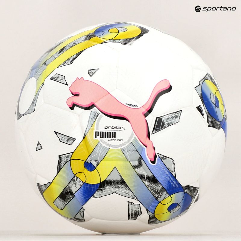 PUMA Orbit 5 HYB Lite 290 puma bianco / viola elettrico dimensioni 5 pallone da calcio 5