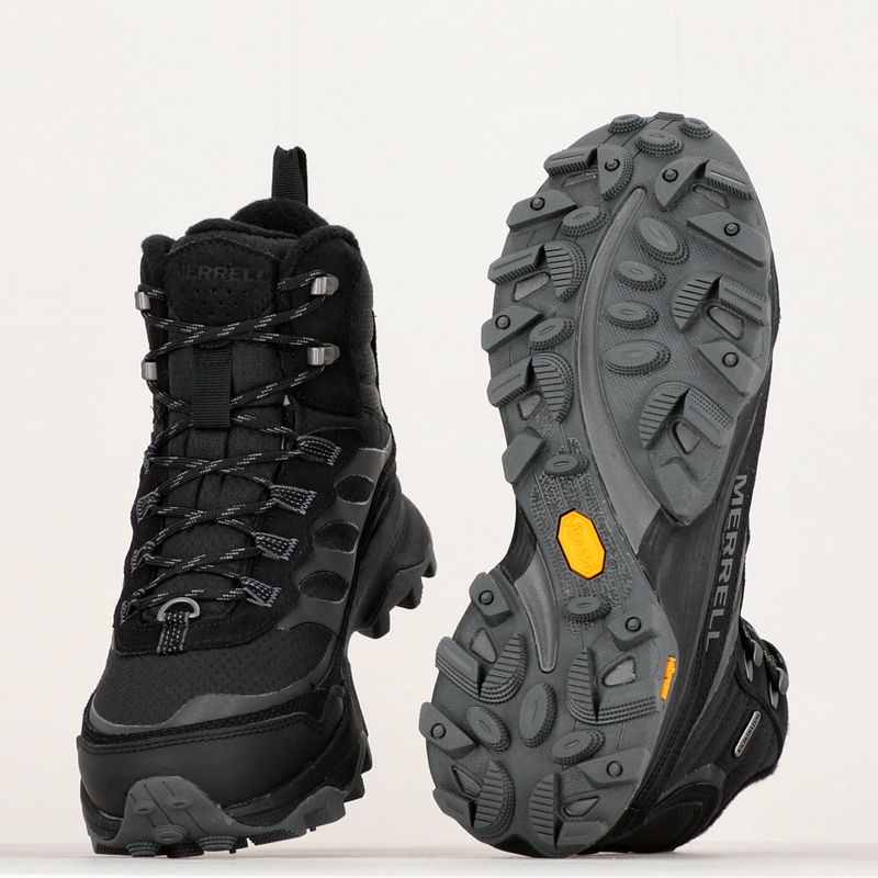 Scarpe da trekking da uomo Merrell Moab Speed Thermo Mid WP nero 17