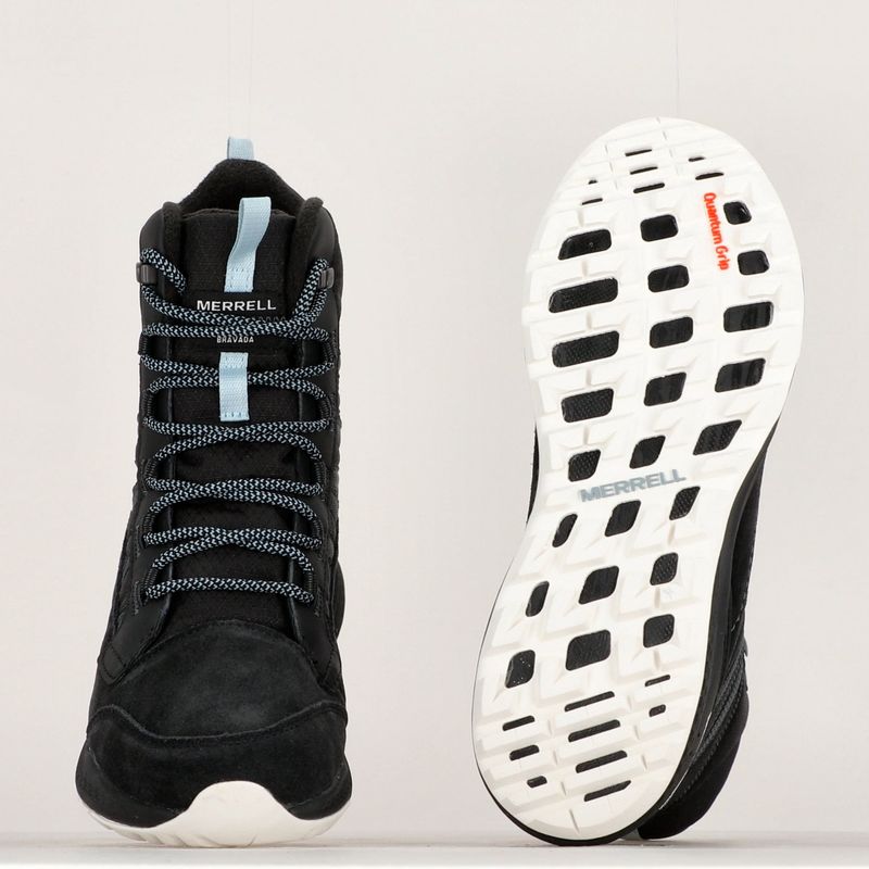 Merrell Bravada Edge 2 Thermo Mid WP stivali da neve da donna nero/arona 18