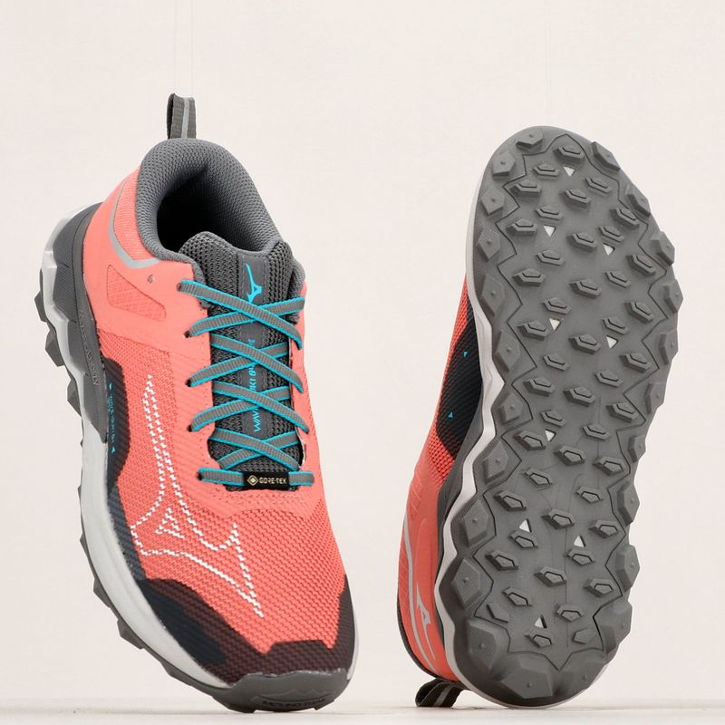 Scarpe da corsa da donna Mizuno Wave Ibuki 4 GTX lantana/quiet shade/buebird 18