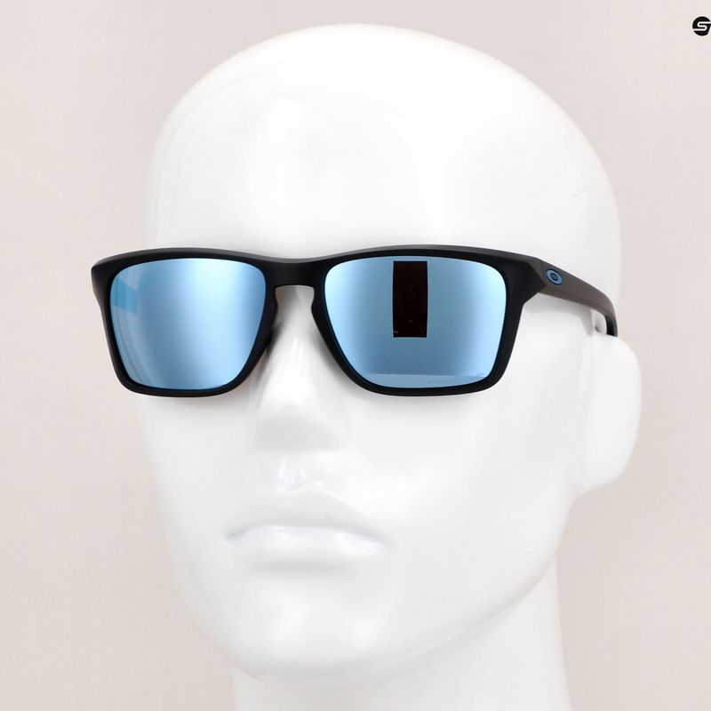 Occhiali da sole Oakley Sylas nero opaco/prizm deep water polarizzati 13
