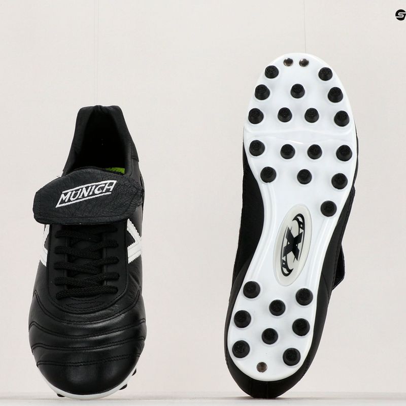 MUNICH Turf Mundial U25 negro scarpe da calcio 19