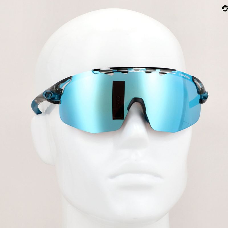 Occhiali da sole Tifosi Sledge Lite crystal smoke/clarion blue/ac red/clear 8