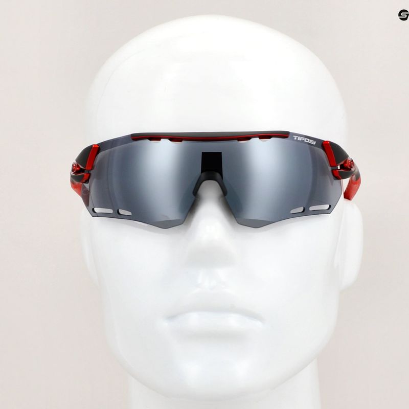 Occhiali da sole Tifosi Alliant nero rosso/fumo/ac rosso/chiaro 7