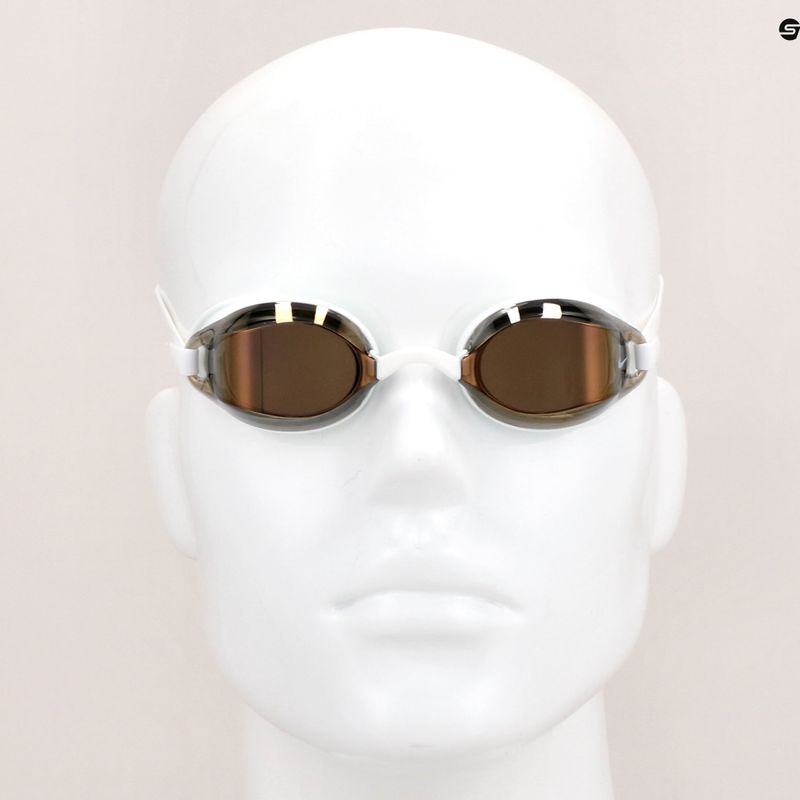 Occhialini da nuoto Nike Legacy Mirror oro 9