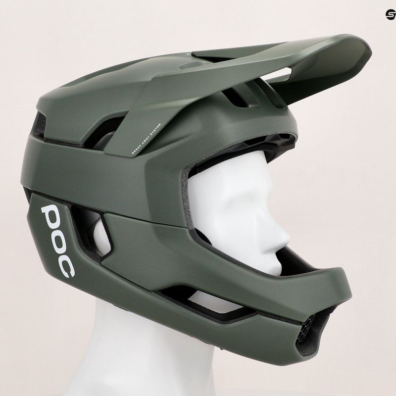 Casco da bici POC Otocon verde pidote metallizzato/opaco 17