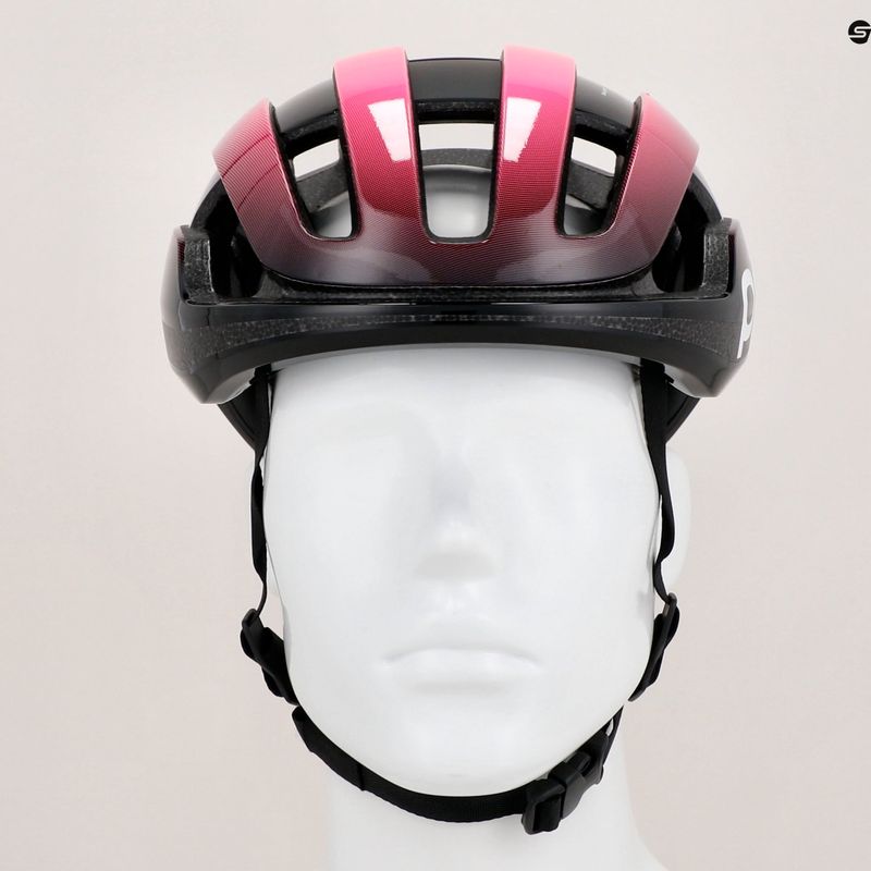 Casco da bici POC Omne Lite rosa fluorescente/nero uranio 9