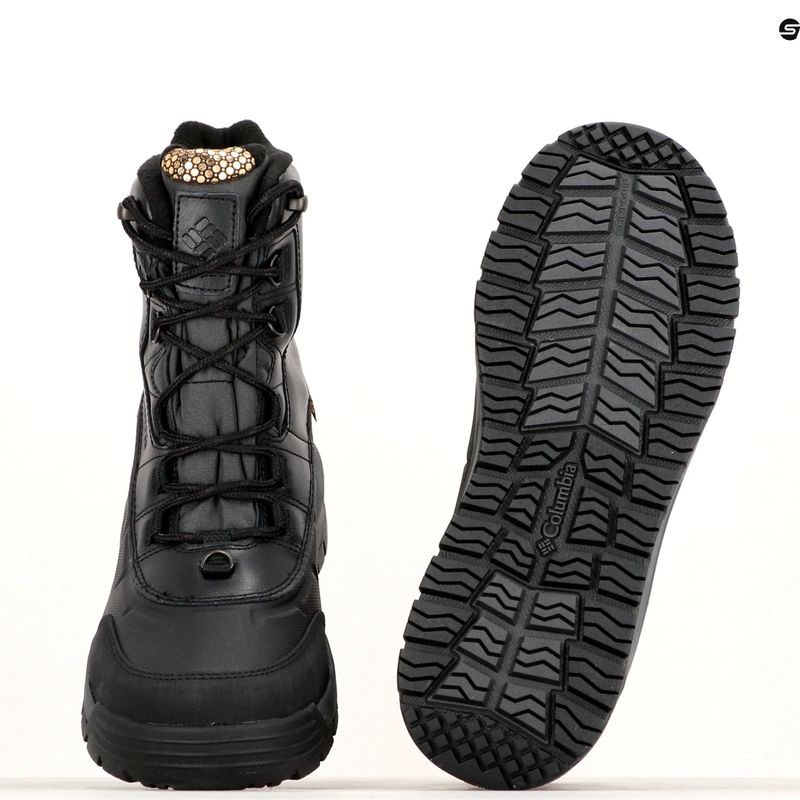 Columbia Bugaboot Celsius, stivali da neve da uomo, nero/squalo 23
