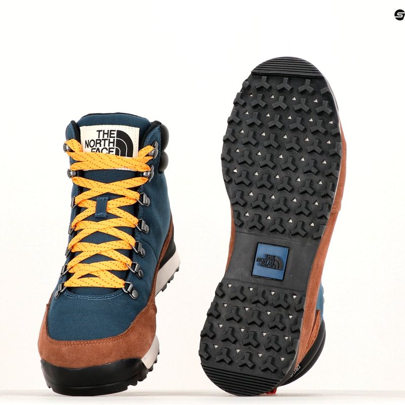 Scarponi da trekking da uomo The North Face Back To Berkeley IV Textile WP blu ombroso/monaco marrone 12