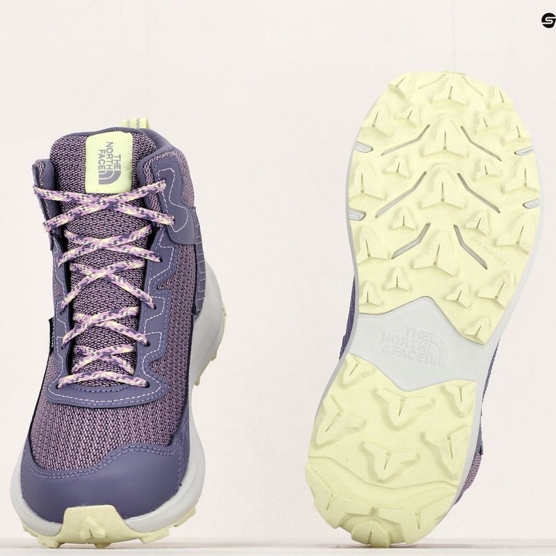 Scarponi da trekking per bambini The North Face Fastpack Hiker Mid WP ardesia lunare/lupino 18