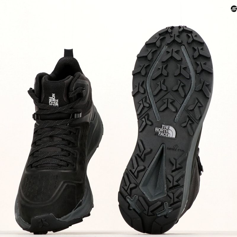 Scarponi da trekking da uomo The North Face Vectiv Exploris 2 Mid Futurelight Leather nero/grigio vanadis 18
