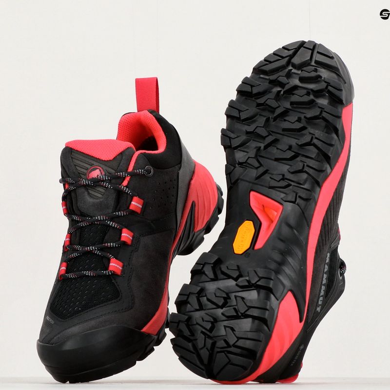 Scarponi da trekking da donna Mammut Sapuen Low GTX nero/tramonto 19