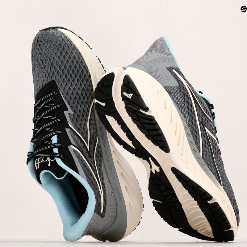 Scarpe da corsa Diadora Strada steel uomo grigio/nero 19