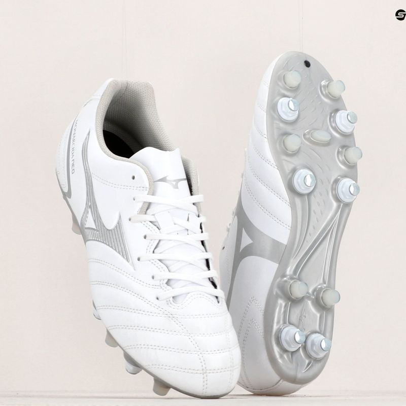 Scarpe da calcio Mizuno Monarcida Neo ll Sel Mix bianco/ologramma da uomo 18