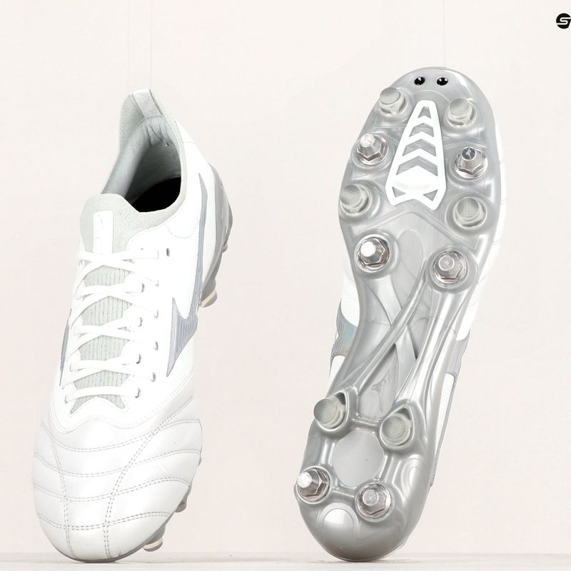 Mizuno Morelia Neo III Beta JMP scarpe da calcio bianco/ologramma/grigio freddo 3c 12