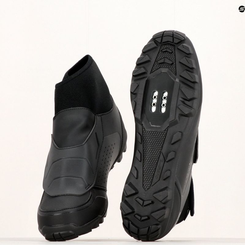 Scarpe da ciclismo MTB da uomo Shimano MW 501 nero 12