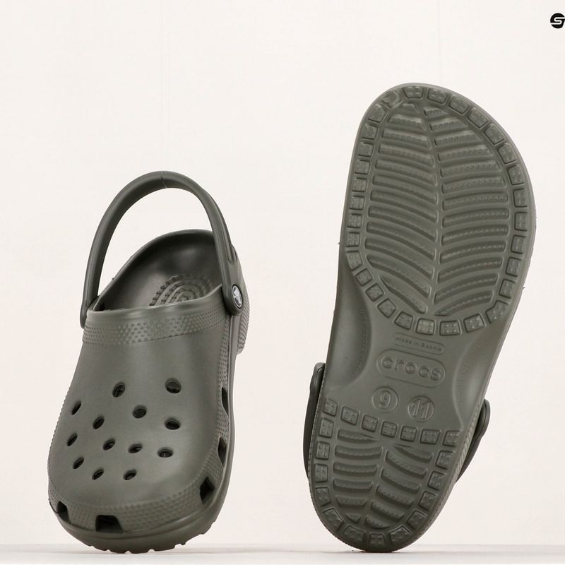 Infradito Crocs Classic dusty olive da uomo 13