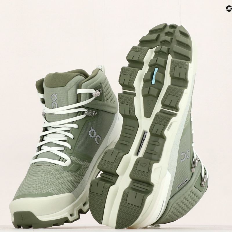 Scarpe da trekking da uomo On Running Cloudrock 2 Waterproof reseda/aloe 8