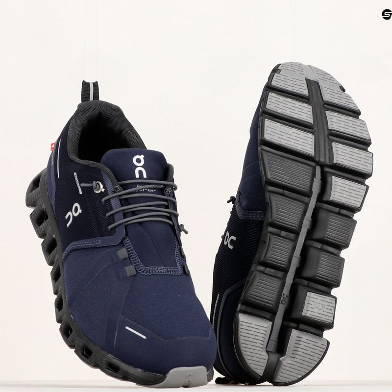 Scarpe da corsa On Running Cloud 5 Waterproof uomo mezzanotte/magnete 9