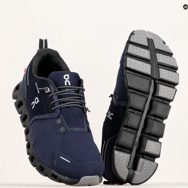 Scarpe On Running Cloud 5 Waterproof da uomo, mezzanotte/magnete 9