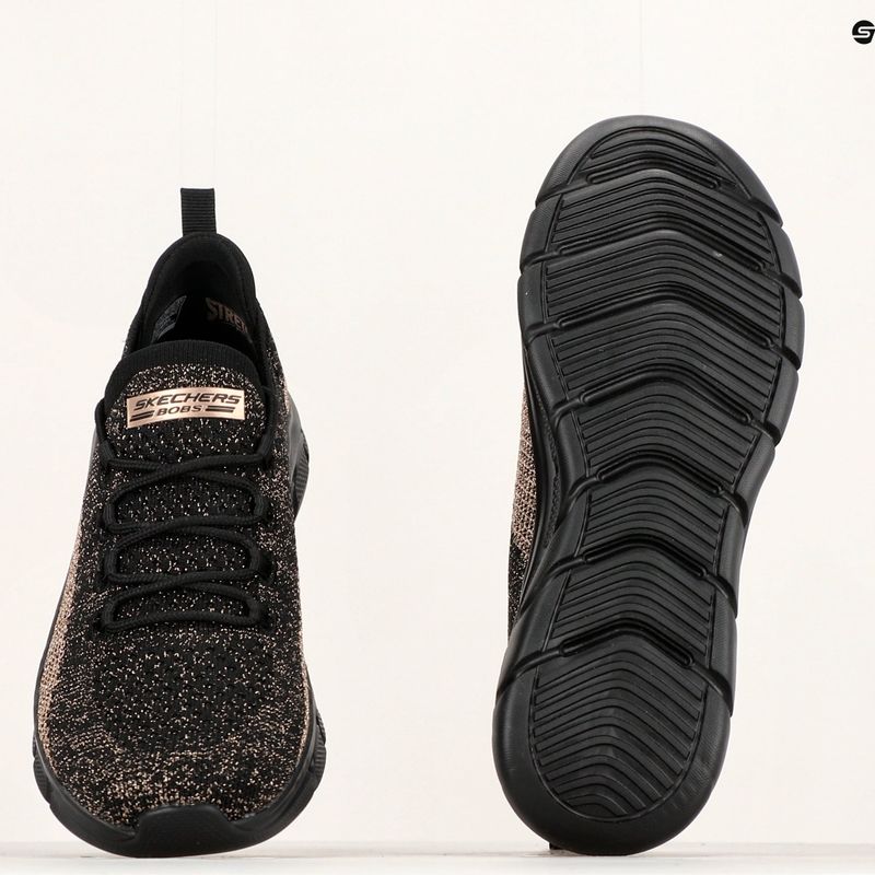 Scarpe SKECHERS Bobs B Flex Fall Sparks donna nero/oro 14