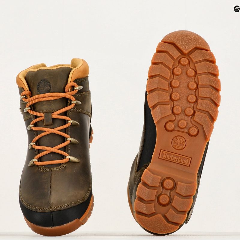 Stivali da trekking Euro Sprint Hiker da uomo, oliva, pieno fiore, Timberland 15