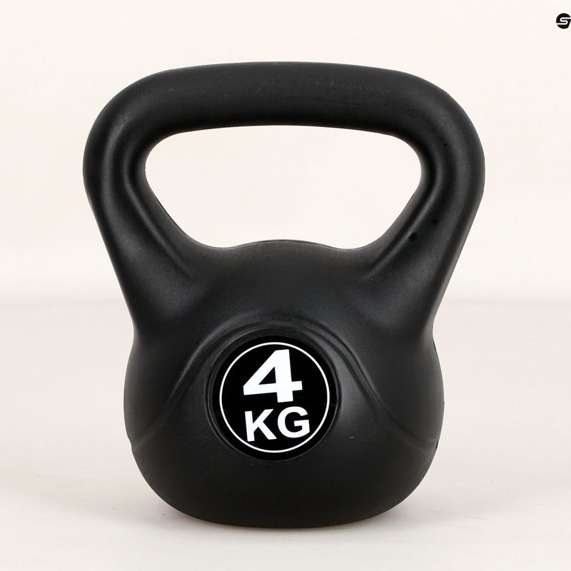 Kettlebell 4kg Pure2Improve nero P2I202080 3