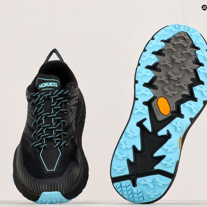 Scarpe da corsa da donna HOKA Speedgoat 4 GTX antracite/grigio scuro 13