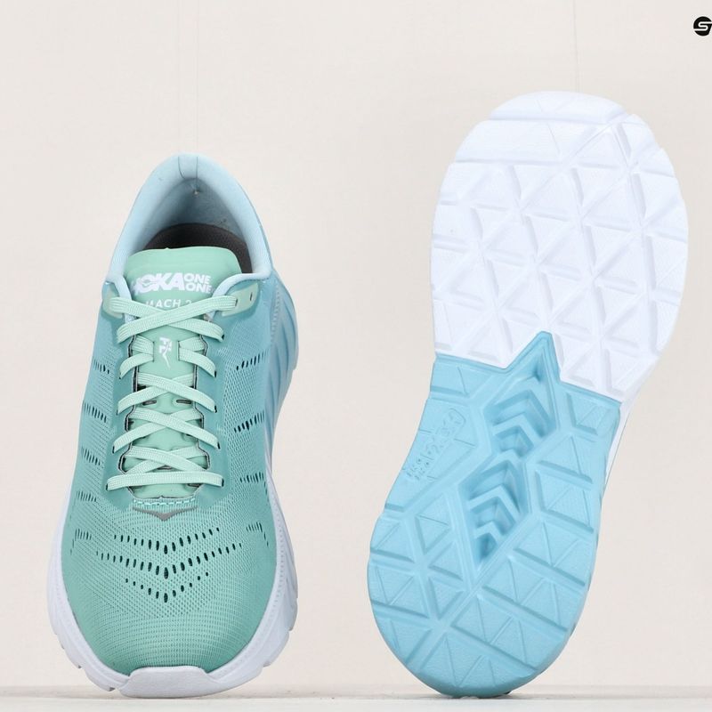Scarpe da corsa da donna HOKA Mach 2 acquamarina/lichene 11