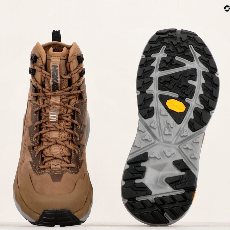 Stivali da trekking da donna HOKA Kaha GTX otter/nero 11